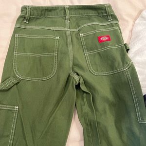 Dickies carpenter pants green
